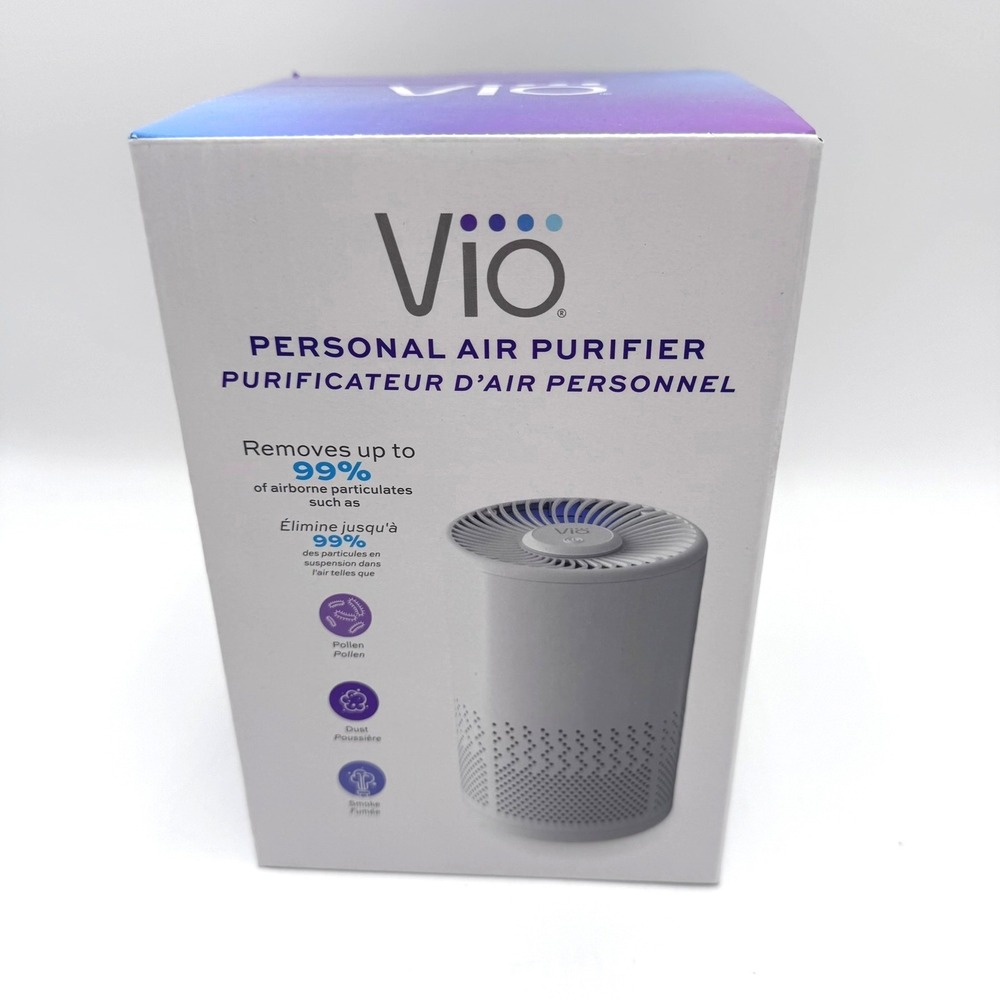 VIO NEW Personal Air Purifier‎ White HEPA MERV-13 USB Powered CARB Certified
